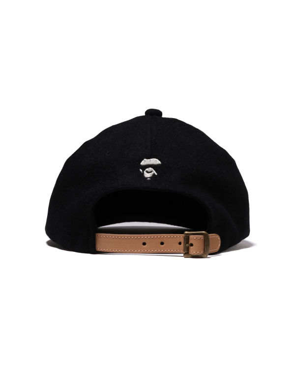 Gorras Bape Ape Head Melton Panel Hombre Negras | AJWOE-2406