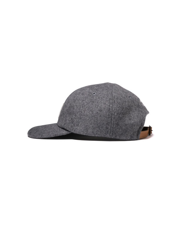 Gorras Bape Ape Head Melton Panel Hombre Gris | TVEMN-9370