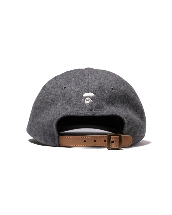 Gorras Bape Ape Head Melton Panel Hombre Gris | TVEMN-9370