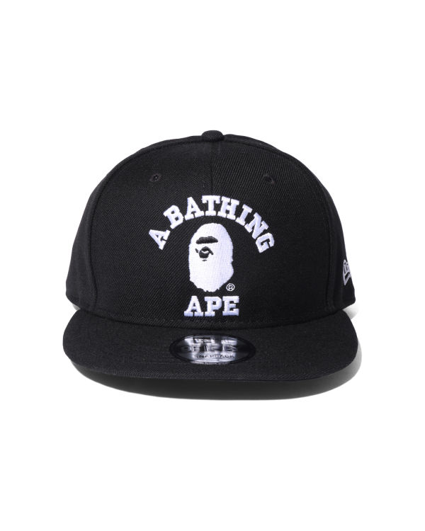 Gorras Bape College New Era Snap Back Hombre Negras | UKAET-5791