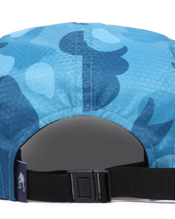 Gorras Bape Honeycomb Camo Jet Hombre Azules Claro | VRZXI-8934