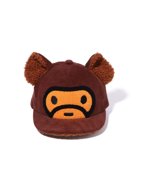 Gorras Bape Milo Bear Ear Niños Marrones | WKUVD-9467