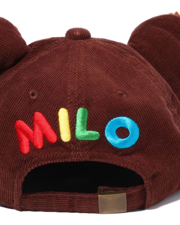 Gorras Bape Milo Bear Ear Niños Marrones | WKUVD-9467