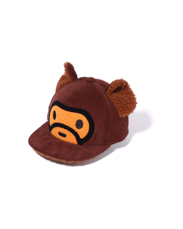 Gorras Bape Milo Bear Ear Niños Marrones | WKUVD-9467