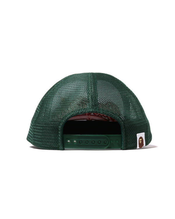 Gorras Bape Milo Embroidery Mesh Mujer Verde Oscuro | WACGI-0163