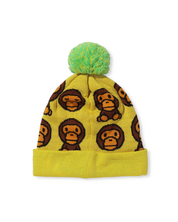 Gorras Bape Milo Pattern Niños Amarillo | LIATO-6570