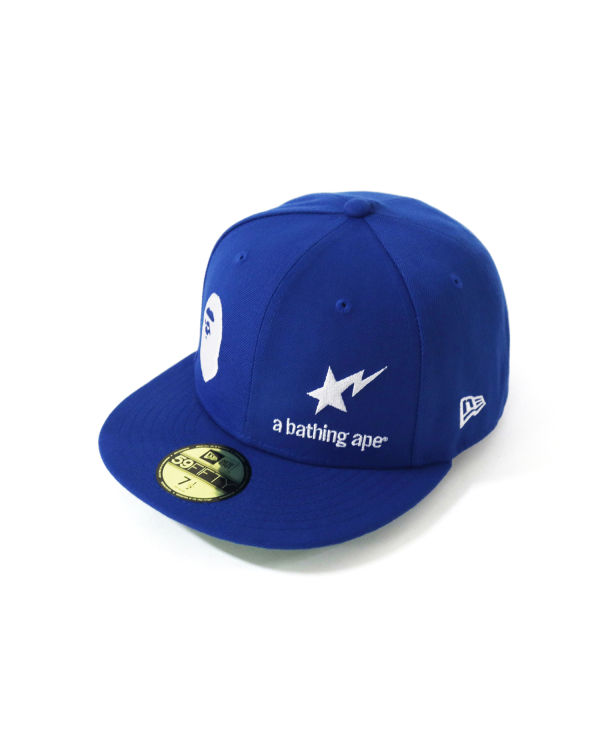 Gorras Bape New Era 59 Fifty Camo Ape Head Hombre Azules | MLSTH-3985