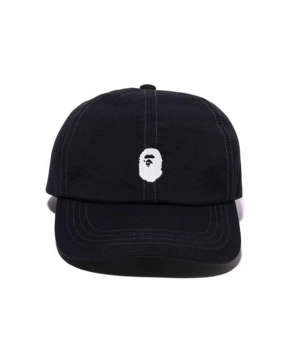 Gorras Bape One Point Panel Hombre Negras | QNPME-2174