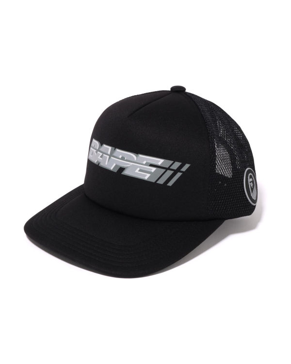 Gorras Bape Racer Mesh Hombre Negras | XHLNY-1720