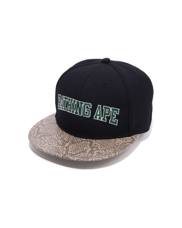 Gorras Bape Snake Panel Hombre Azul Marino Azules | XKJSW-2513