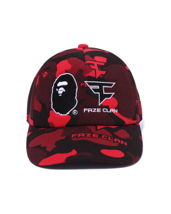 Gorras Bape X Faze Clan Snap Back Hombre Rojas Claro | DMCVO-5726