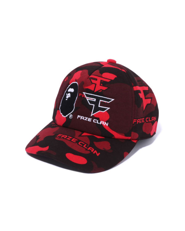 Gorras Bape X Faze Clan Snap Back Hombre Rojas Claro | DMCVO-5726