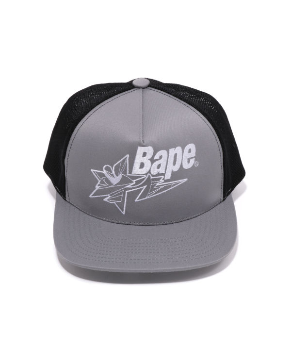 Gorras Bape X LDG Mesh Hombre Gris | FCQYA-8461