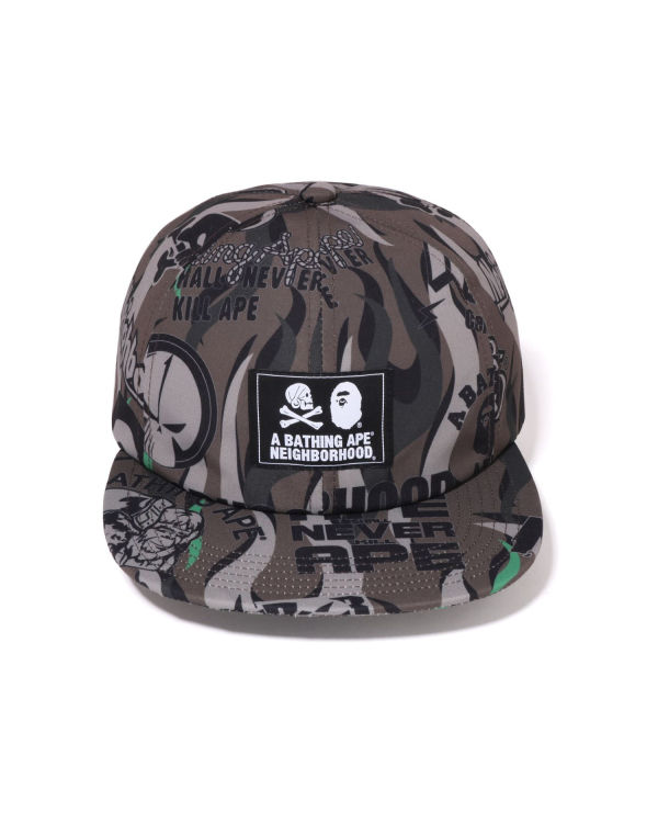 Gorras Bape X NBHD Hombre Kaki Oscuro | MVFQC-9703