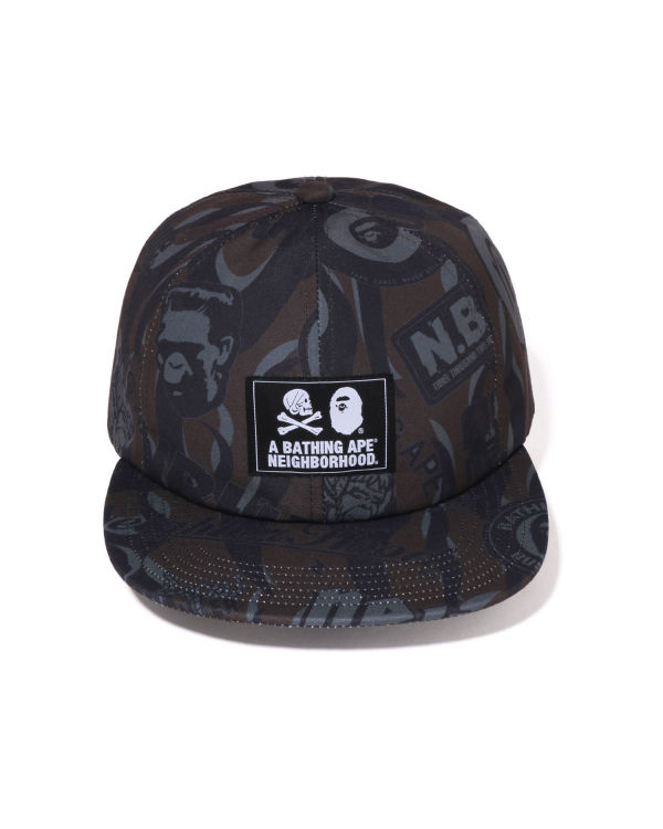 Gorras Bape X NBHD Hombre Negras | TGIAK-7105