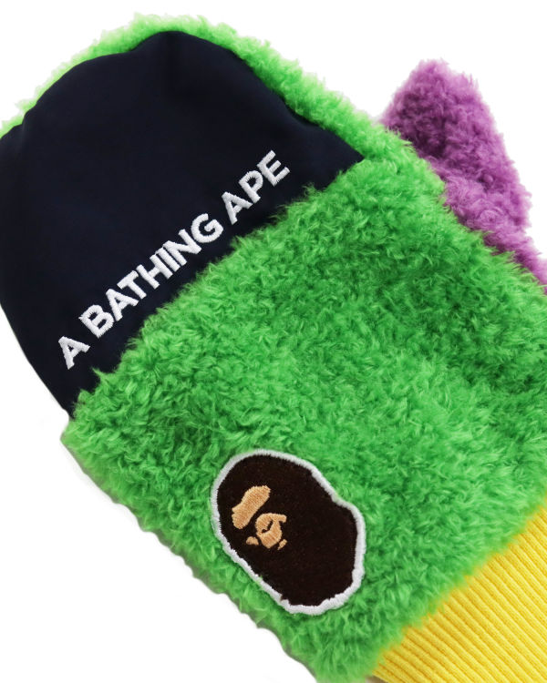 Guantes Bape Multi Boa Ape Head Mittens Niños Verde | ZENXA-8391