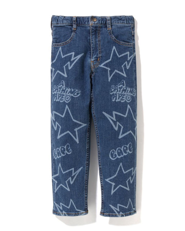 Jeans Bape Random STA Niños Azul Marino Azules | PSERB-1267