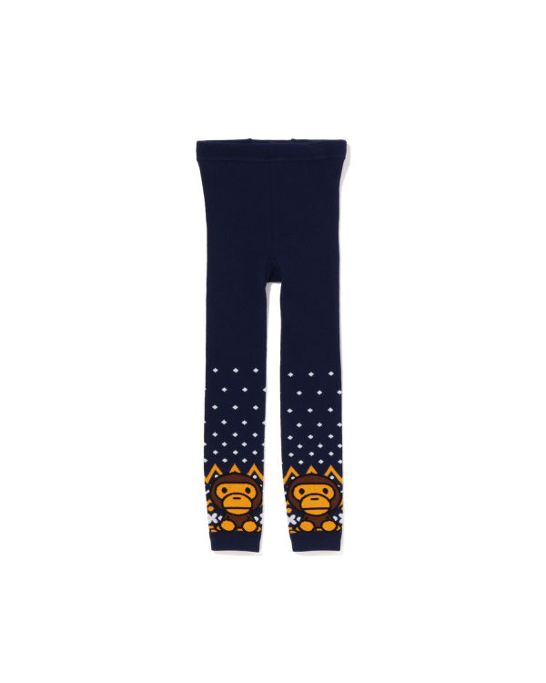 Leggins Bape Milo Nordic Niños Azul Marino Azules | JNQHV-6714