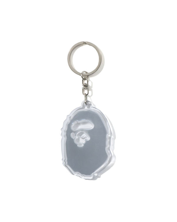 Llaveros Bape Ape Head Reflective Hombre Blancas | YXMDV-1076