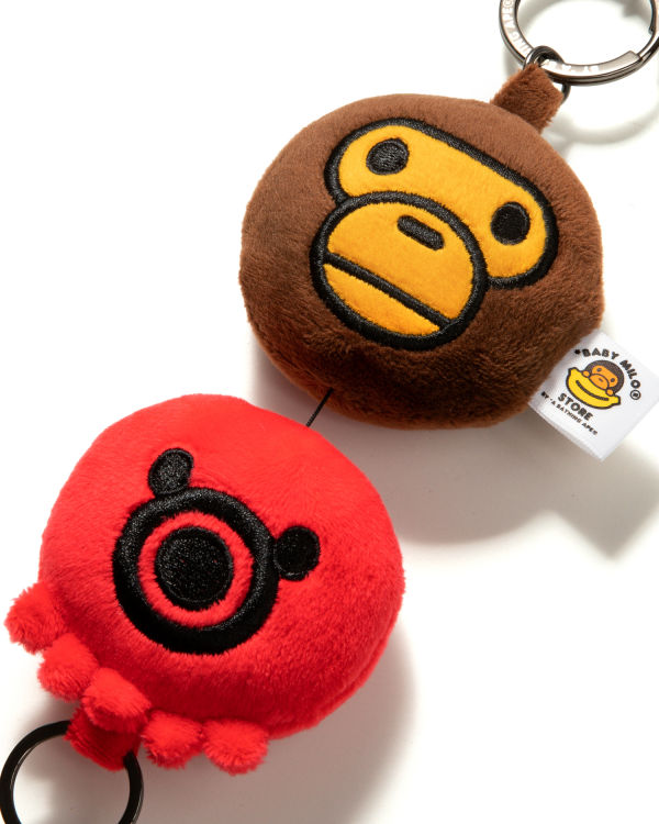 Llaveros Bape Milo Plush Hombre Rojas Claro | JXBVF-5196