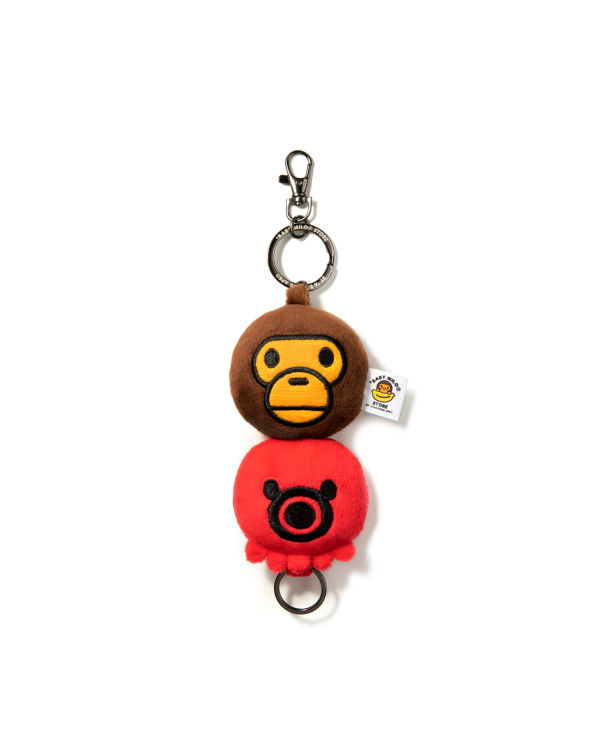 Llaveros Bape Milo Plush Hombre Rojas Claro | JXBVF-5196