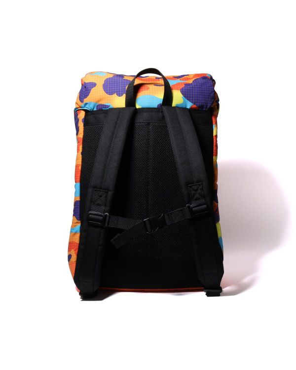 Mochilas Bape Grid Camo Glow In The Dark Padding Niños Multicolor | NSKHX-5071