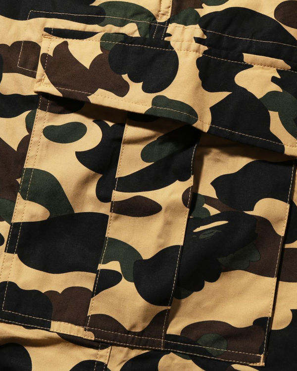 Pantalones Bape 1st Camo Cargo Hombre Amarillo | JHUGR-6542