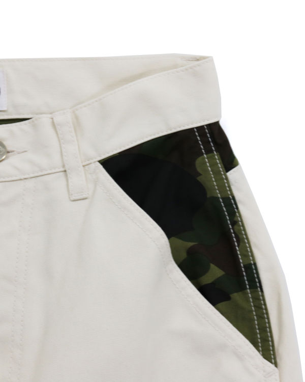 Pantalones Bape 1st Camo Painter Mujer Blancas | DCAMH-6247