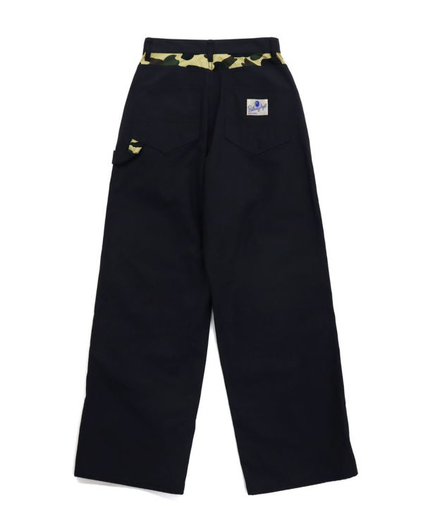 Pantalones Bape 1st Camo Painter Mujer Negras | VDQOU-0542