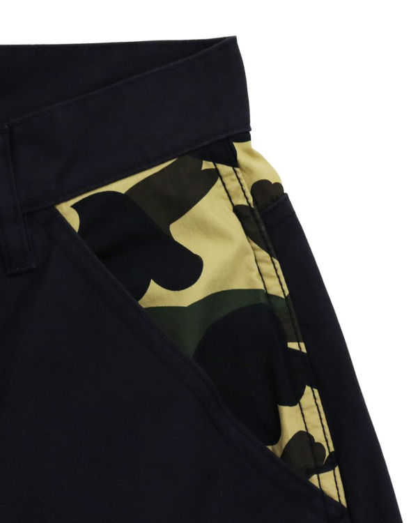 Pantalones Bape 1st Camo Painter Mujer Negras | VDQOU-0542