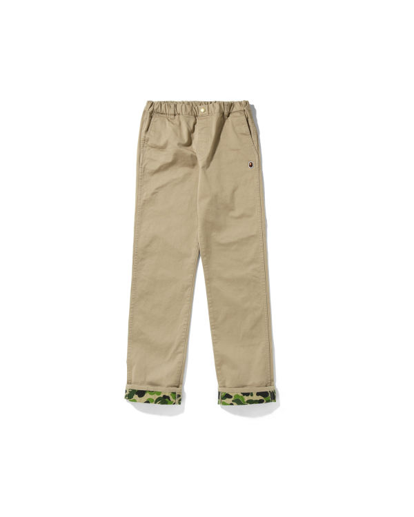 Pantalones Bape ABC Camo Cuffed JR Niños Beige | EGCFU-7561