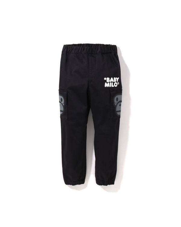 Pantalones Bape Milo Side Pocket Face Niños Negras | RWXZT-3651