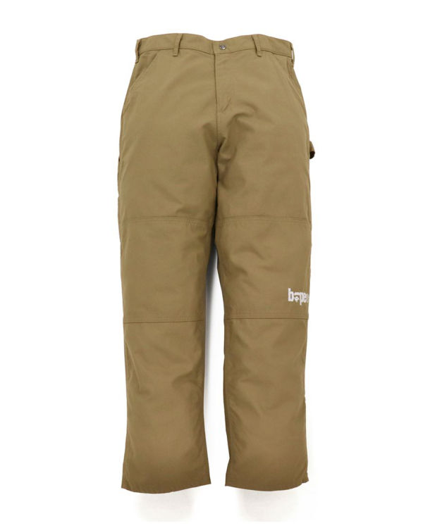 Pantalones Bape Painter Hombre Beige | IOPMZ-2083