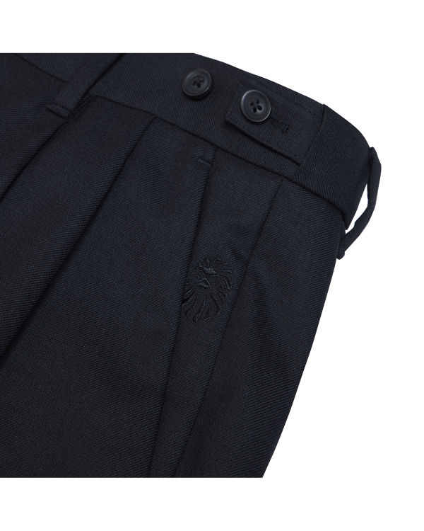 Pantalones Bape Plisado Hombre Negras | MVKWR-8473