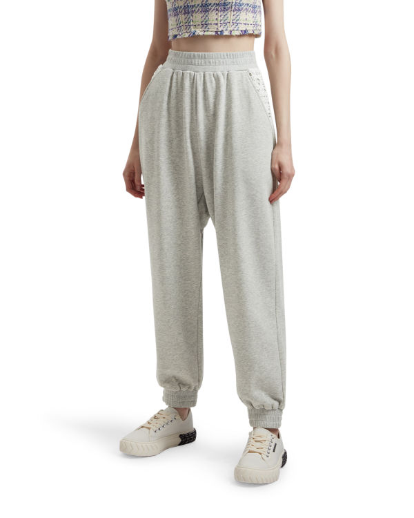 Pantalones Bape Relaxed Mujer Gris | MOCGL-5623