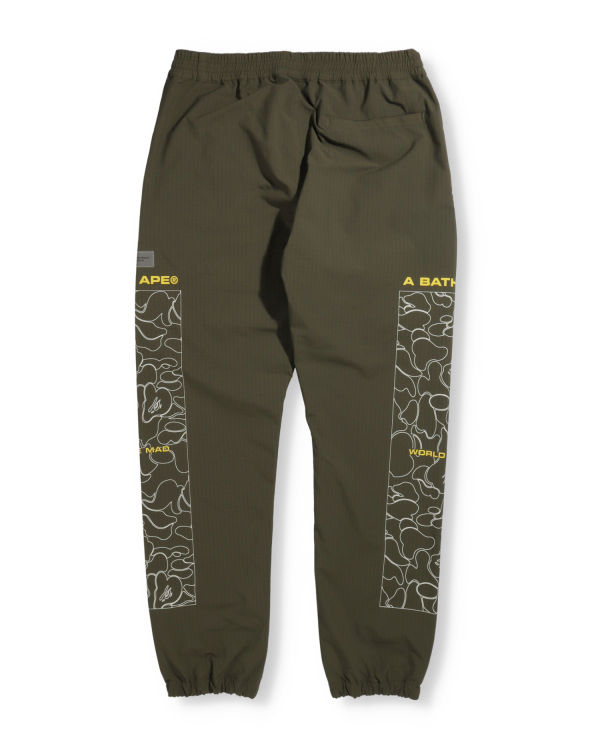 Pantalones Bape Rip Stop Pista Hombre Verde | CWFTN-9830