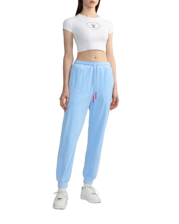 Pantalones Bape Towelling track Mujer Azules | QCXKD-0187