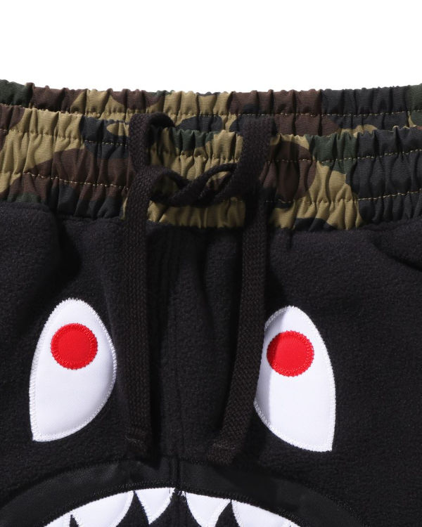 Pantalones Bape X Polartec 1st Camo Shark Mujer Negras | CQEWP-2384