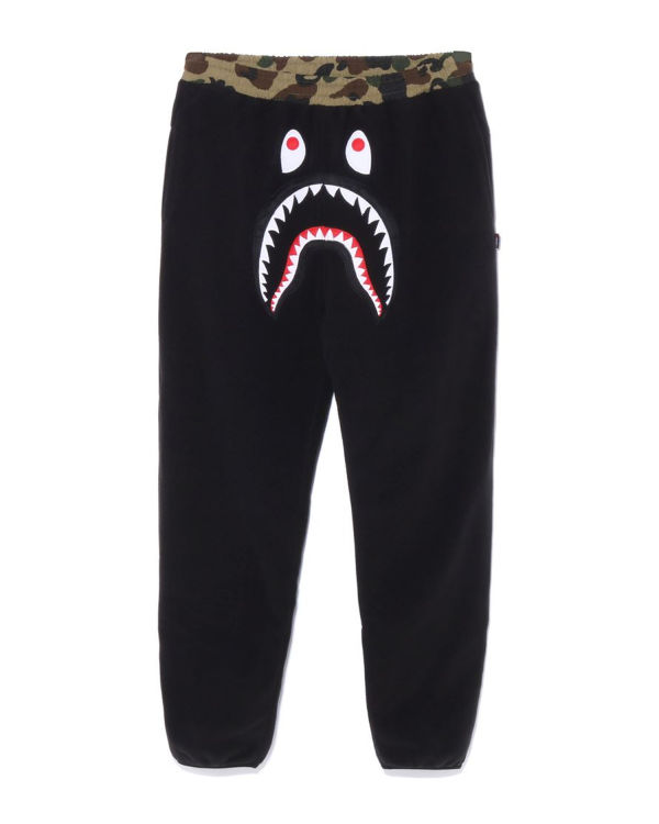 Pantalones Bape X Polartec 1st Camo Shark Mujer Negras | CQEWP-2384