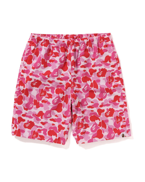 Pantalones Cortos Bape ABC Camo Beach Hombre Rosas | WQCYR-4129