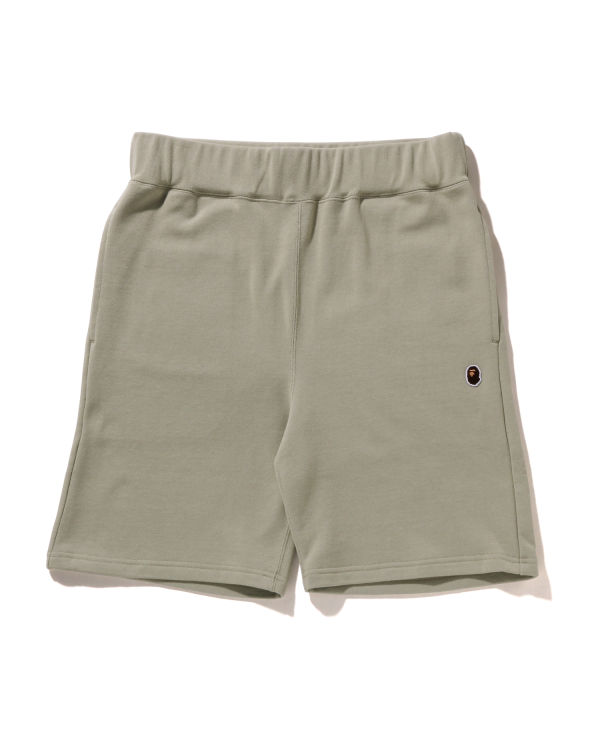 Pantalones Cortos Bape Ape Head One Point Hombre Gris Marrones | HUKDW-2187