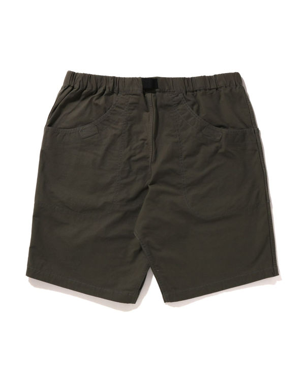 Pantalones Cortos Bape Climbing Hombre Kaki Oscuro | DSKIH-6402