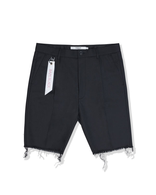 Pantalones Cortos Bape Fringe Hombre Negras | DYBFP-9587