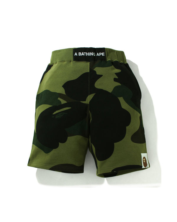 Pantalones Cortos Bape Giant 1st Camo Anchos Fit Hombre Verde | AFLGR-9387