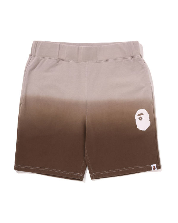 Pantalones Cortos Bape Gradation Hombre Cafe | JXSMU-0862