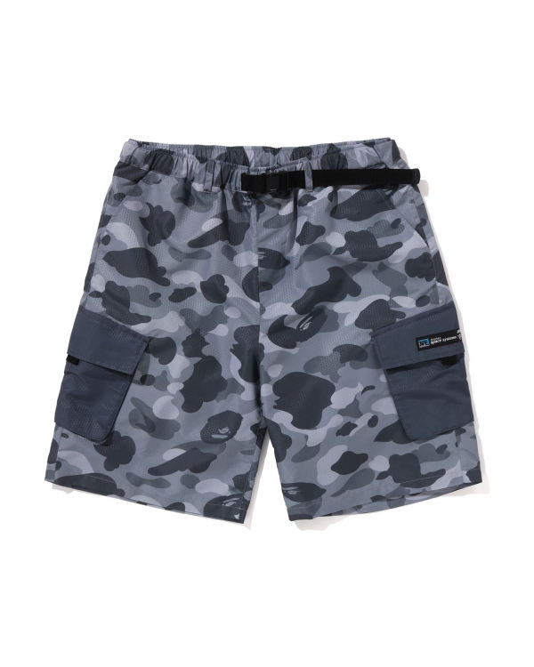 Pantalones Cortos Bape Honeycomb Camo Cargo Hombre Gris | DLMTW-3609