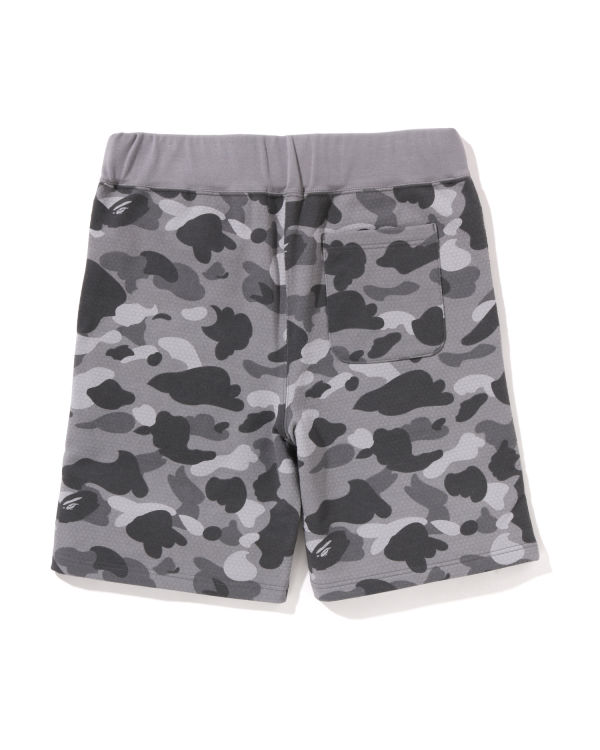 Pantalones Cortos Bape Honeycomb Camo Shark Hombre Gris | IKTRJ-4518