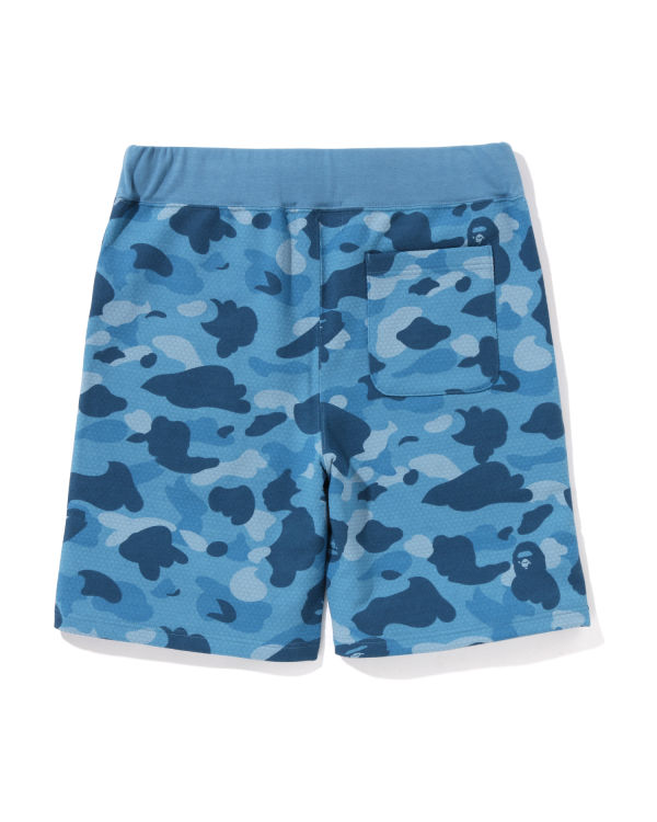 Pantalones Cortos Bape Honeycomb Camo Shark Hombre Azules Claro | MKDVA-3825