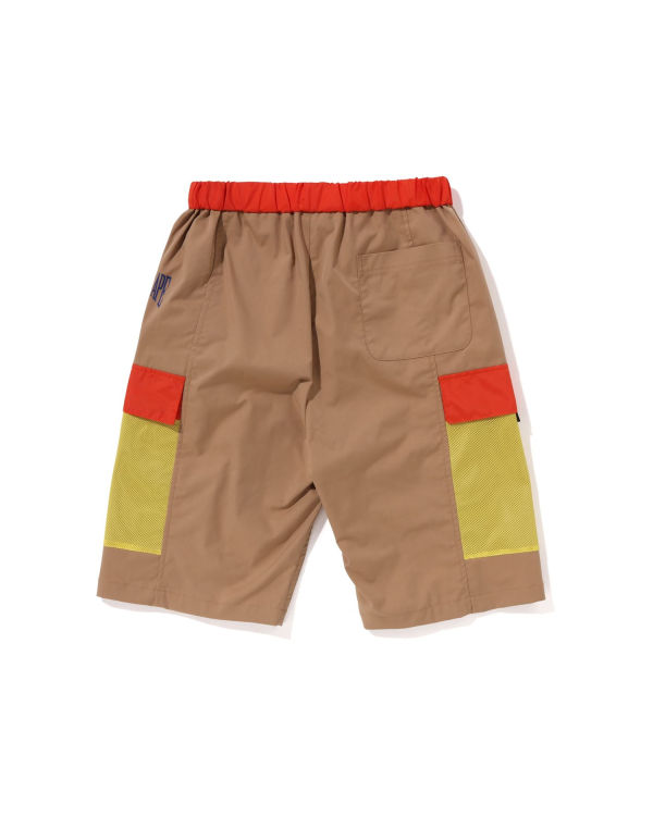 Pantalones Cortos Bape Mesh Pocket Niños Beige | LCEUZ-8196