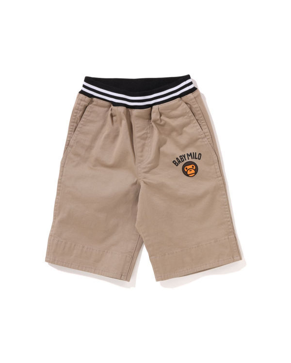 Pantalones Cortos Bape Milo 1st Camo Cuffed Niños Beige | HMRGZ-9403